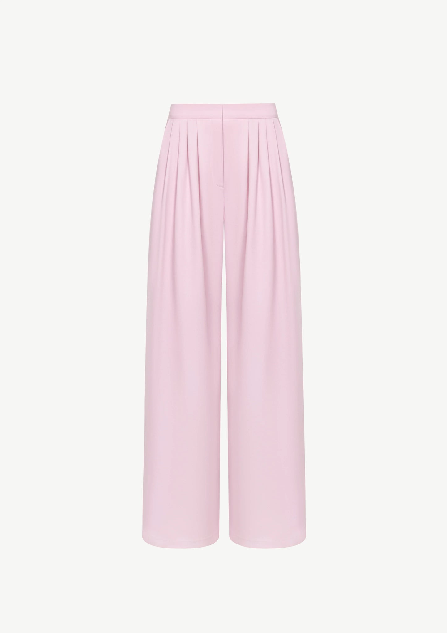 Wool-Blend Pants In Pink