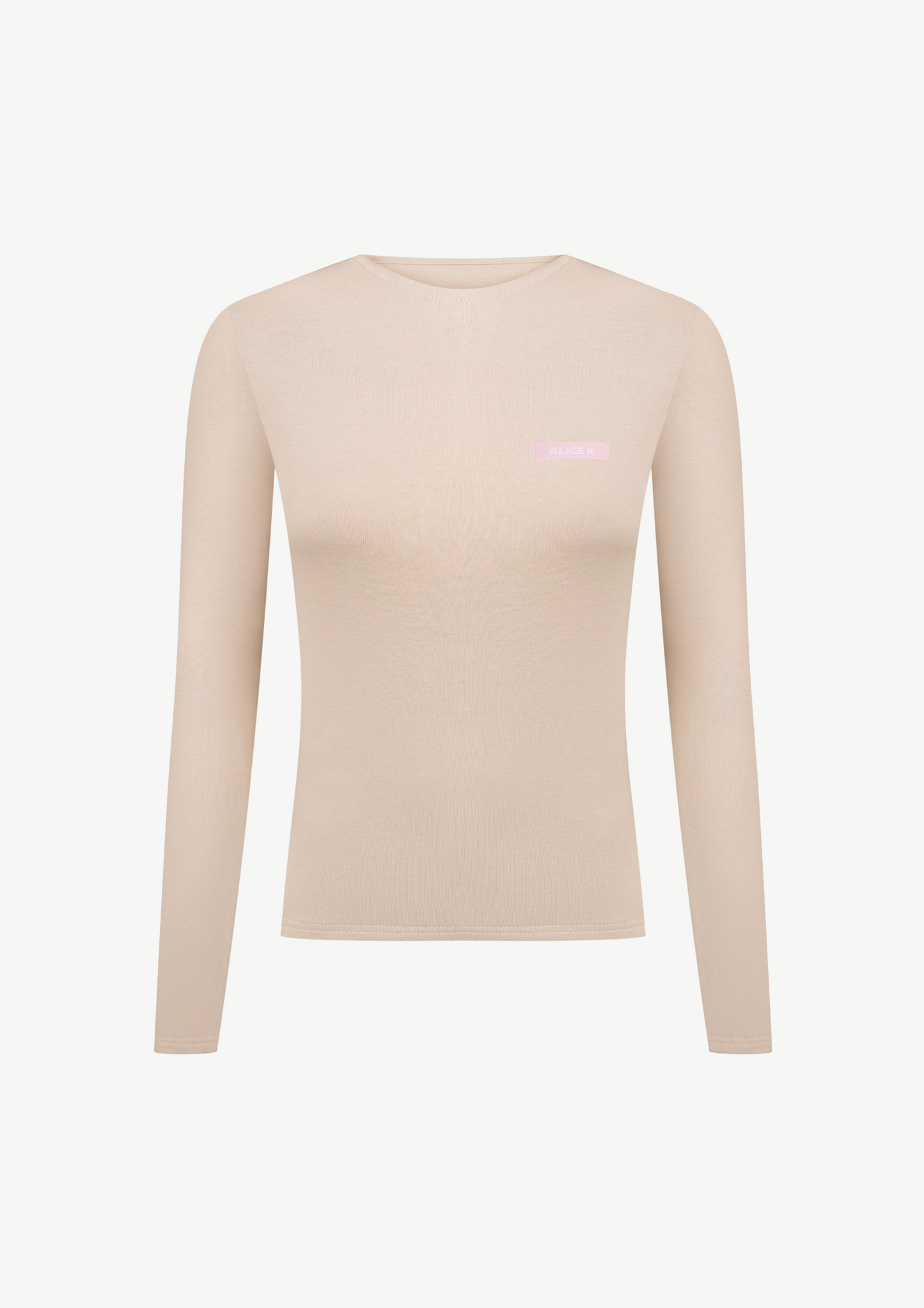 Basic Longsleeve In Beige