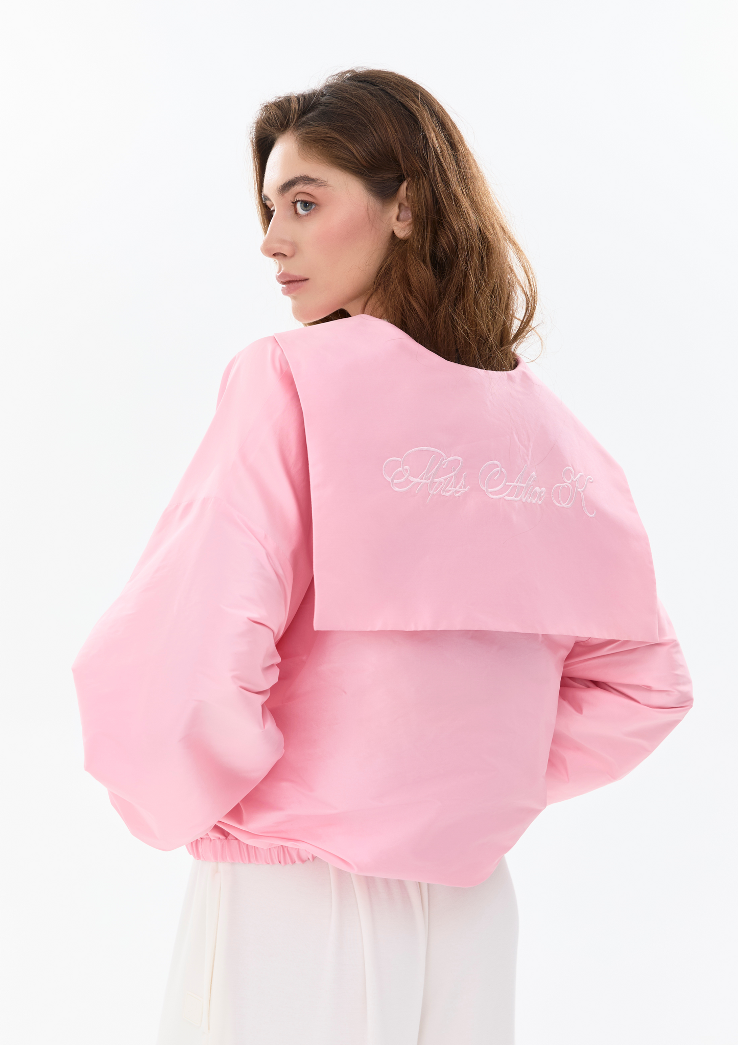 "Miss Alice K" Bomber In Pink