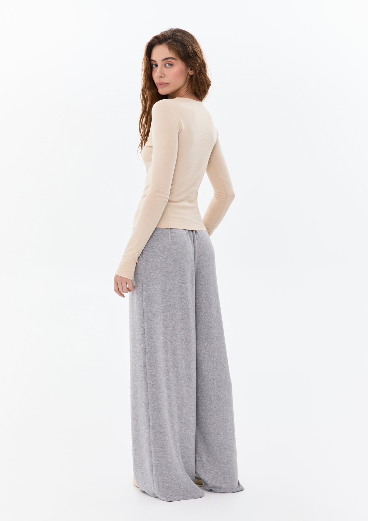 Basic Longsleeve In Beige