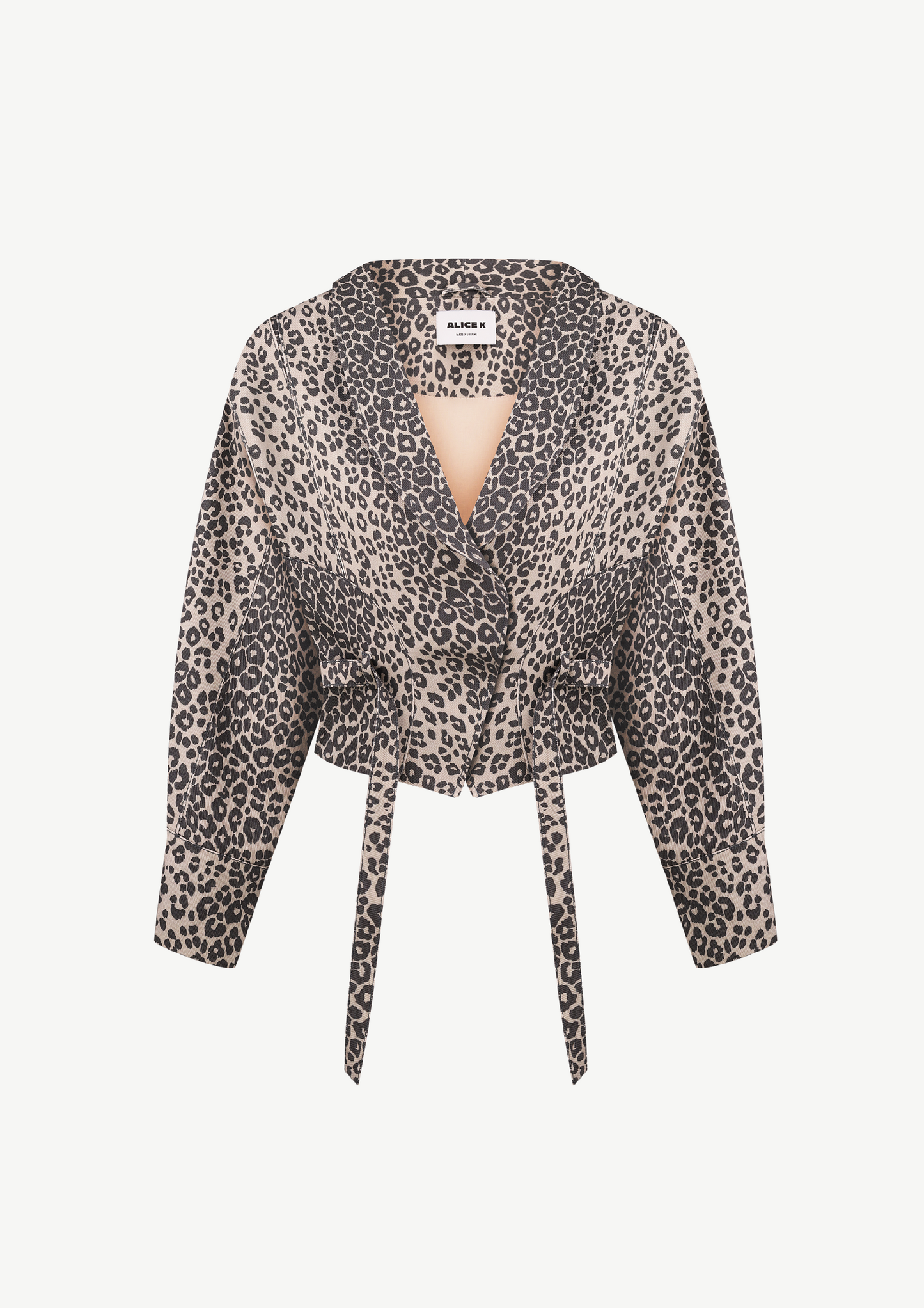 Leopard Denim Jacket
