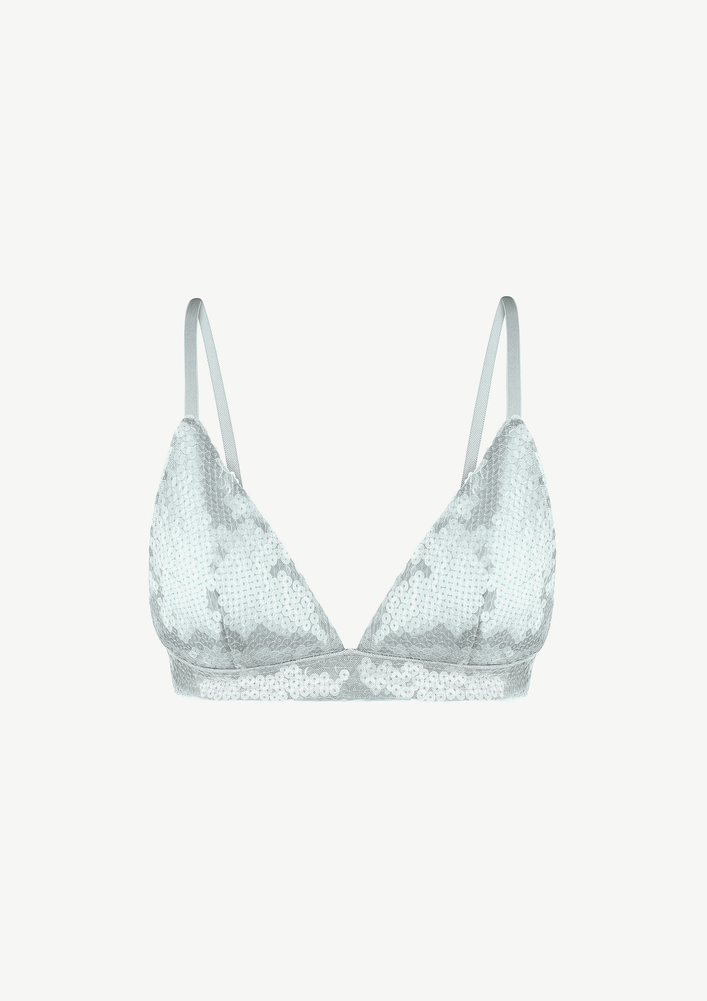 Sequined Bra In Blue