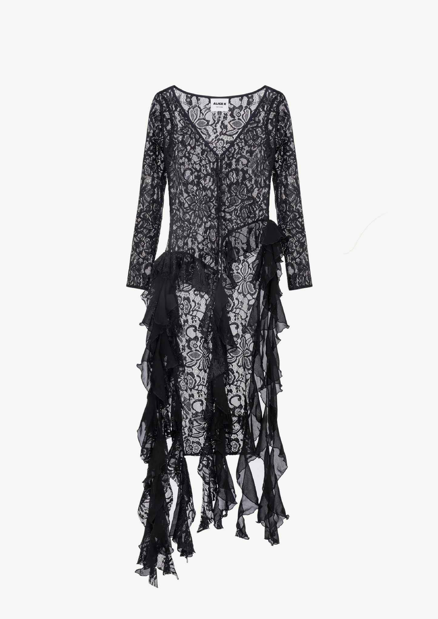 Lace Top In Black