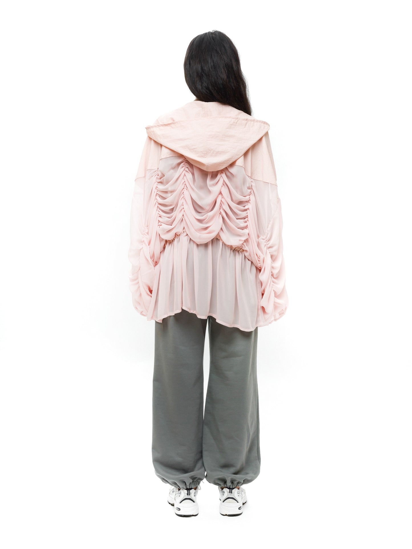 Chiffon Cape In Pink