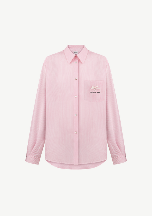 Pink Striped Shirt