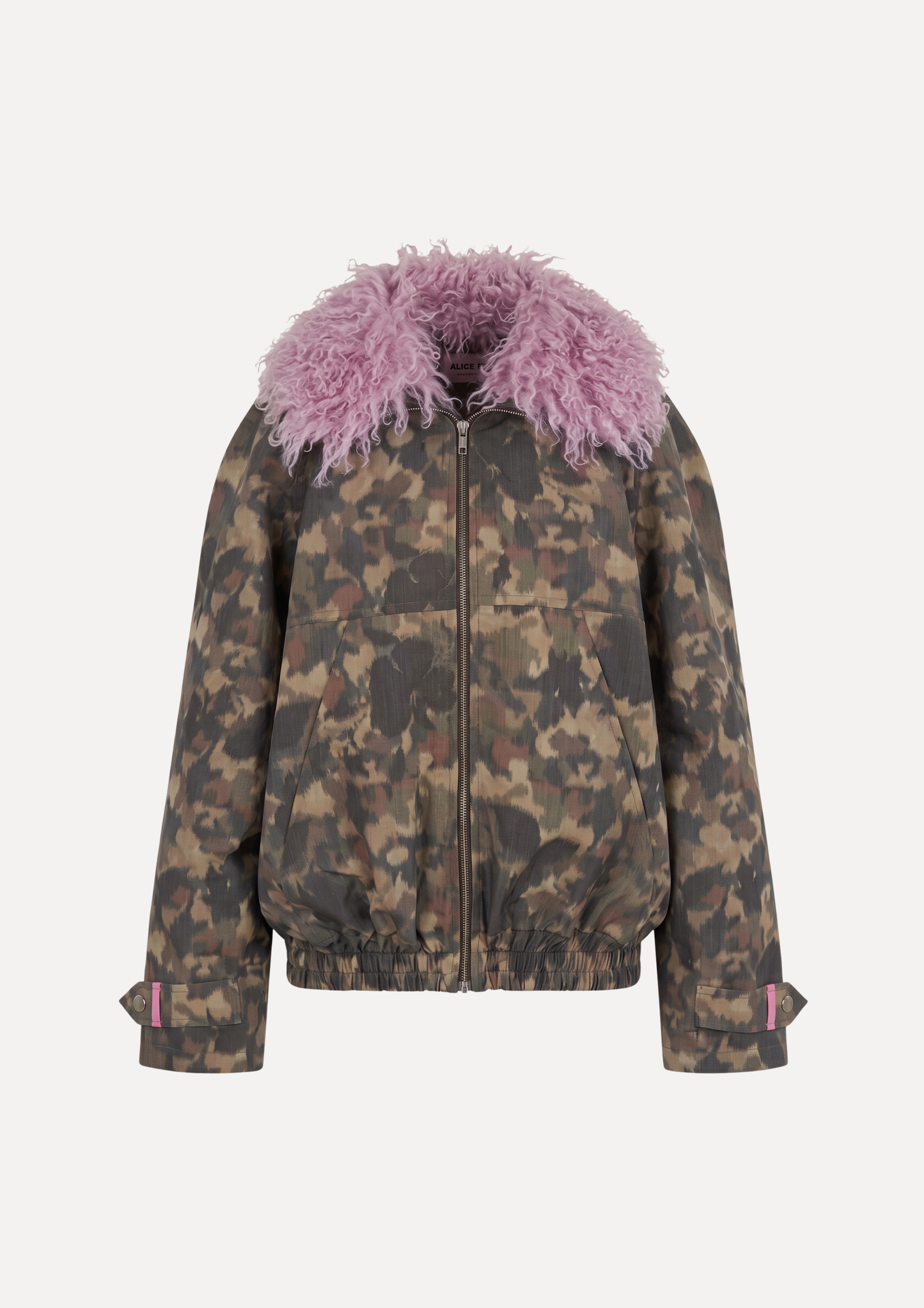 “Kate” Bomber Jacket with Faux Fur