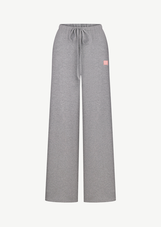 Viscose Trousers In Gray