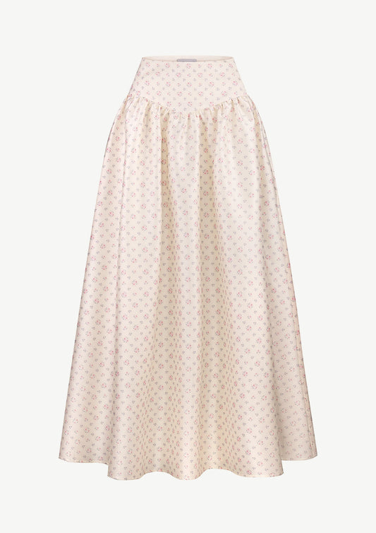 Maxi Skirt In Floral Print