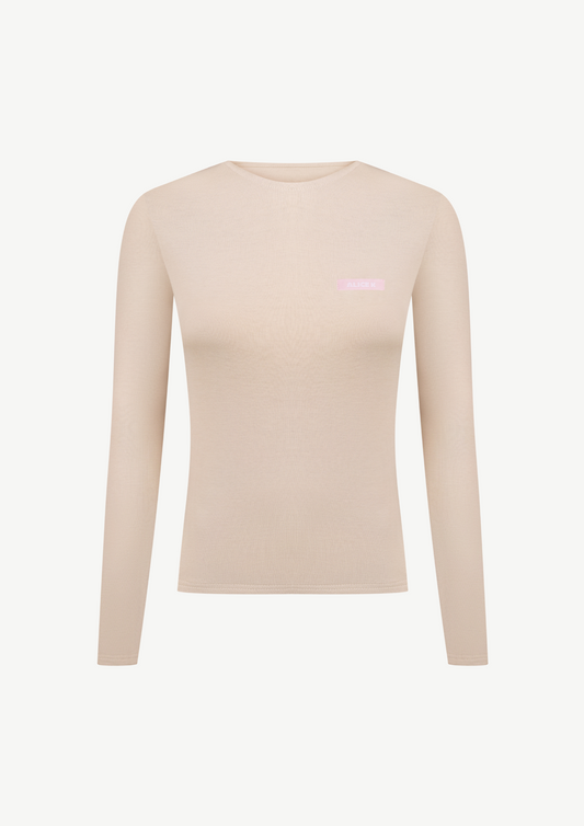 Basic Longsleeve In Beige