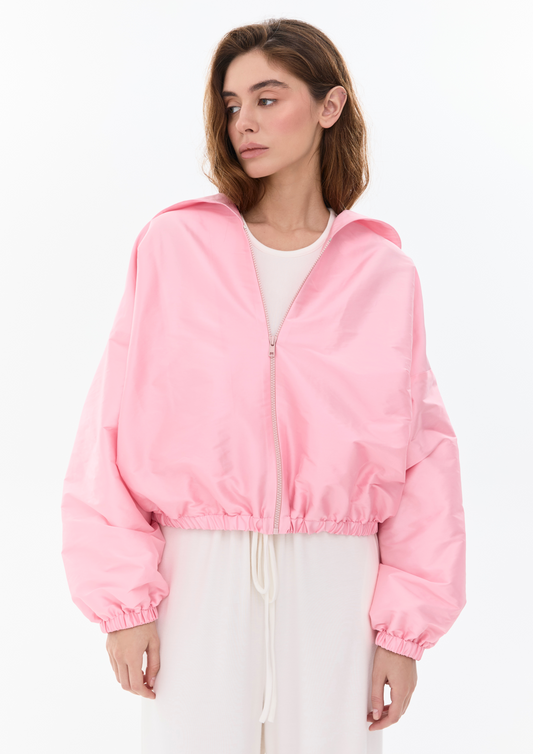 "Miss Alice K" Bomber In Pink