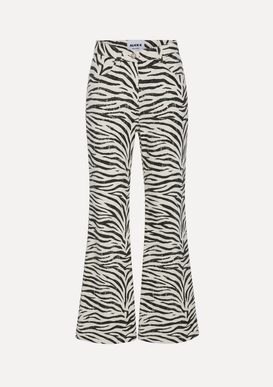 "Zebra" Denim Trousers