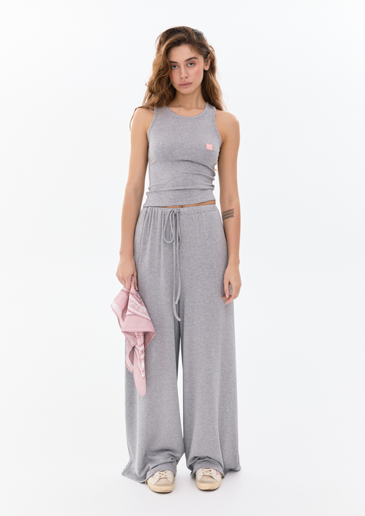 Viscose Top In Gray