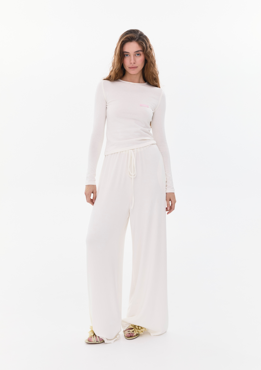 Basic Longsleeve In Ecru