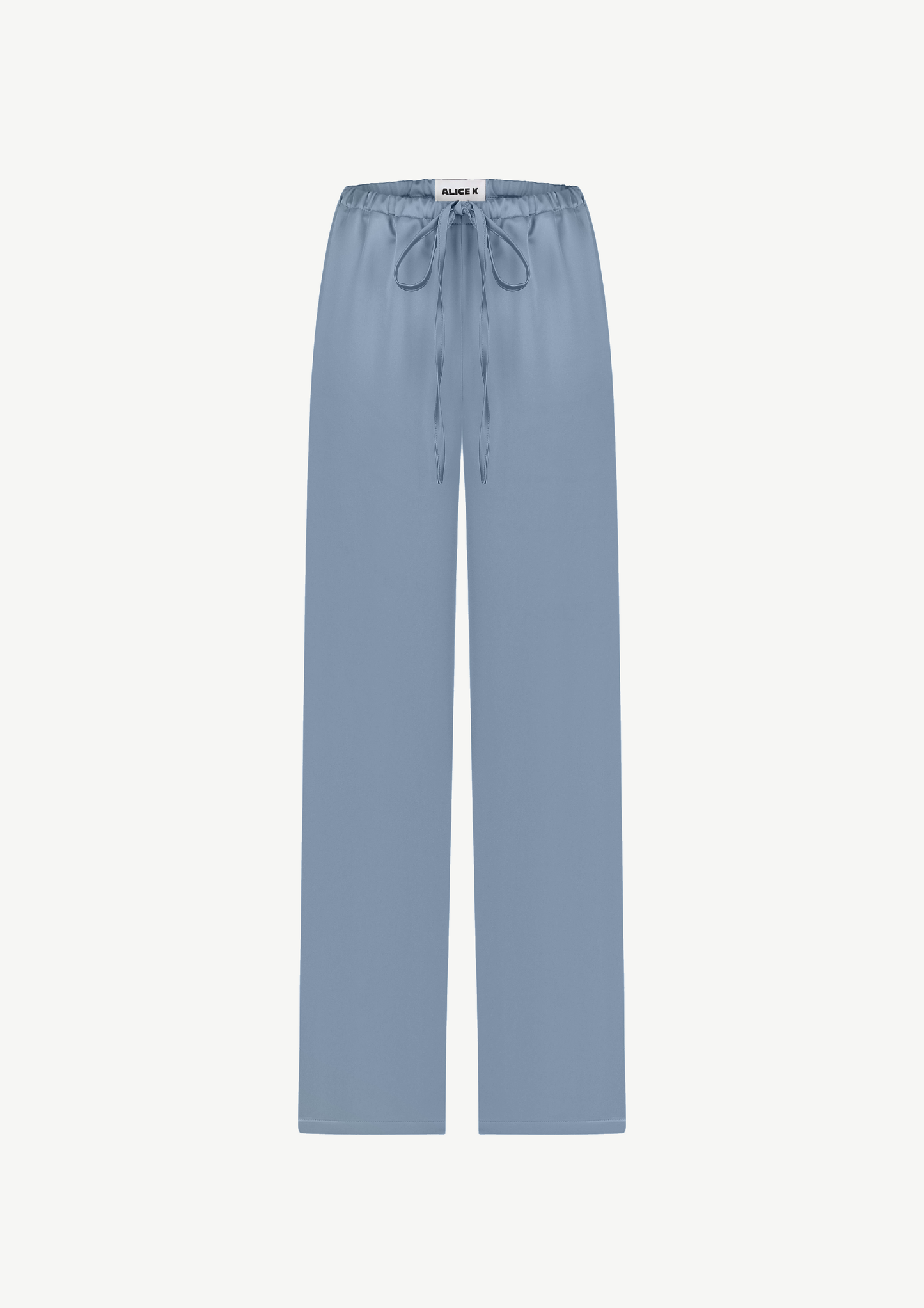 Satin Trousers In Blue