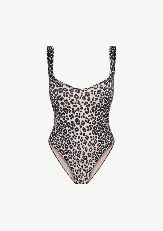 Solid Swimsuit Dark Leo