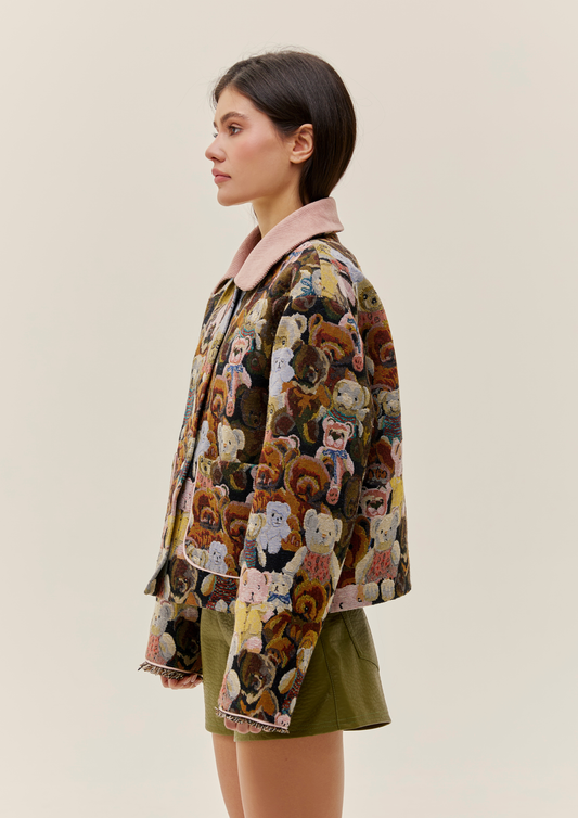 “Bears” Jacquard Jacket