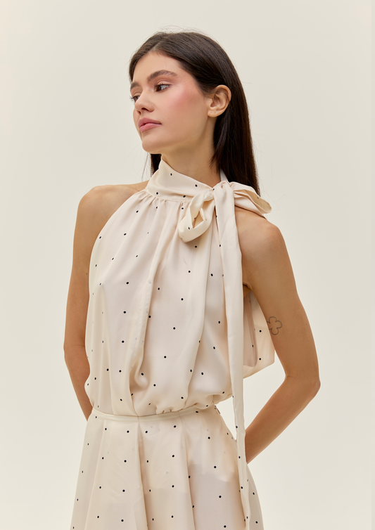 "Betty" Polka Dot Blouse