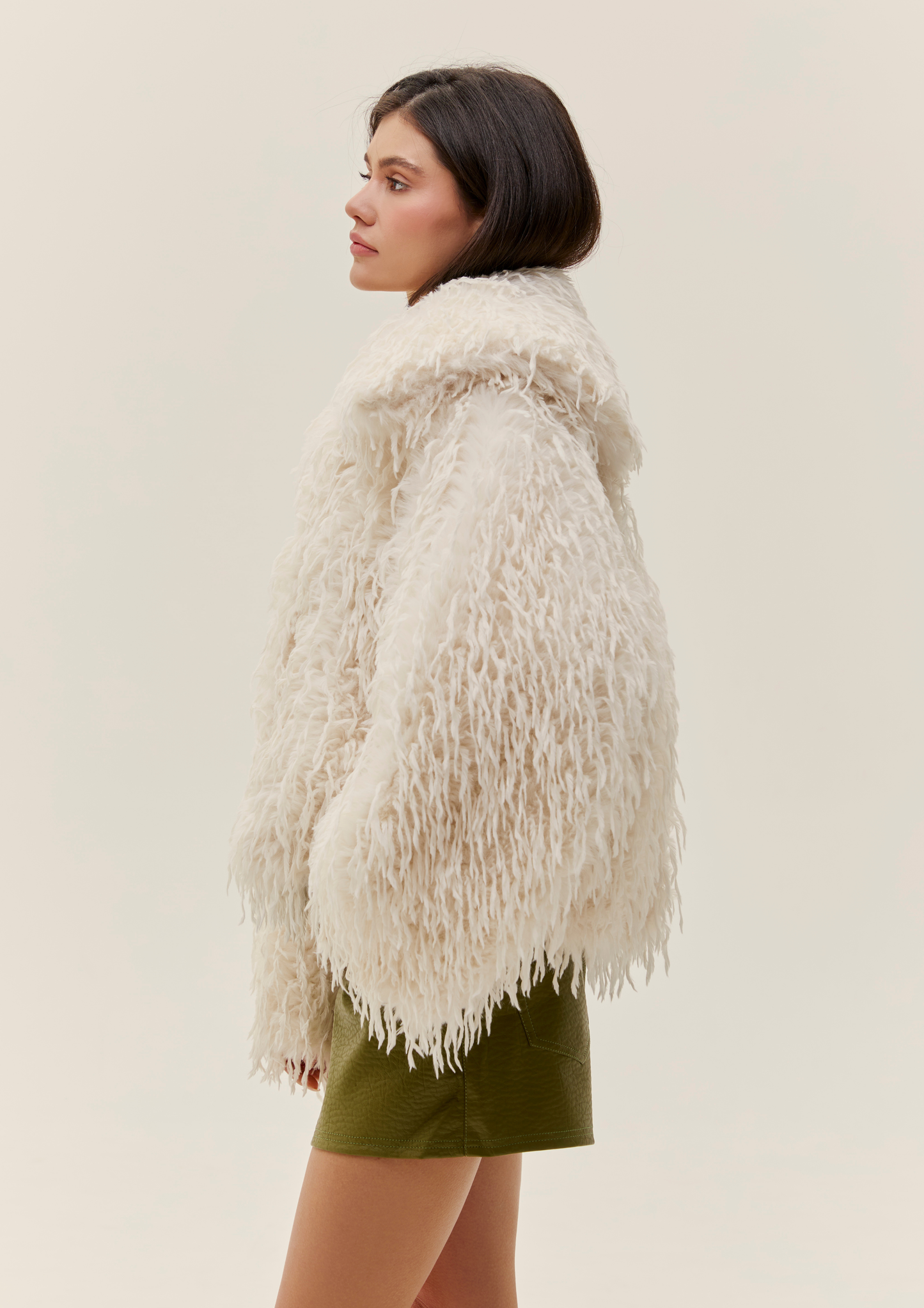 Cropped Fur Coat