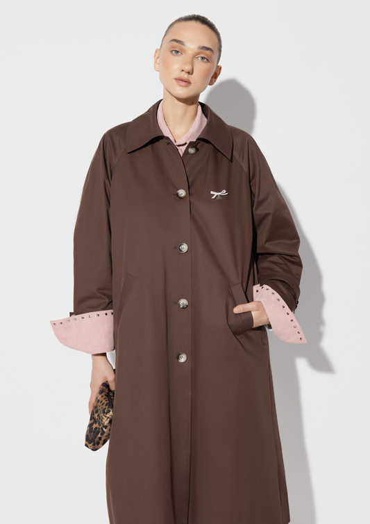 Trench Coat In Brown