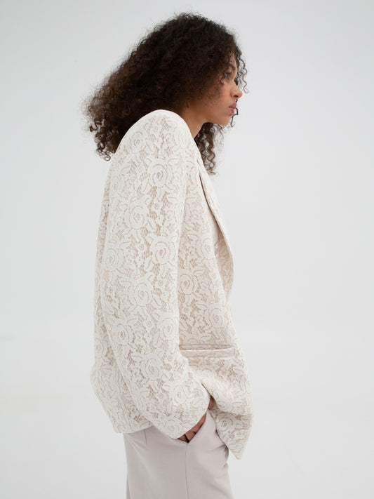 Lace blazer