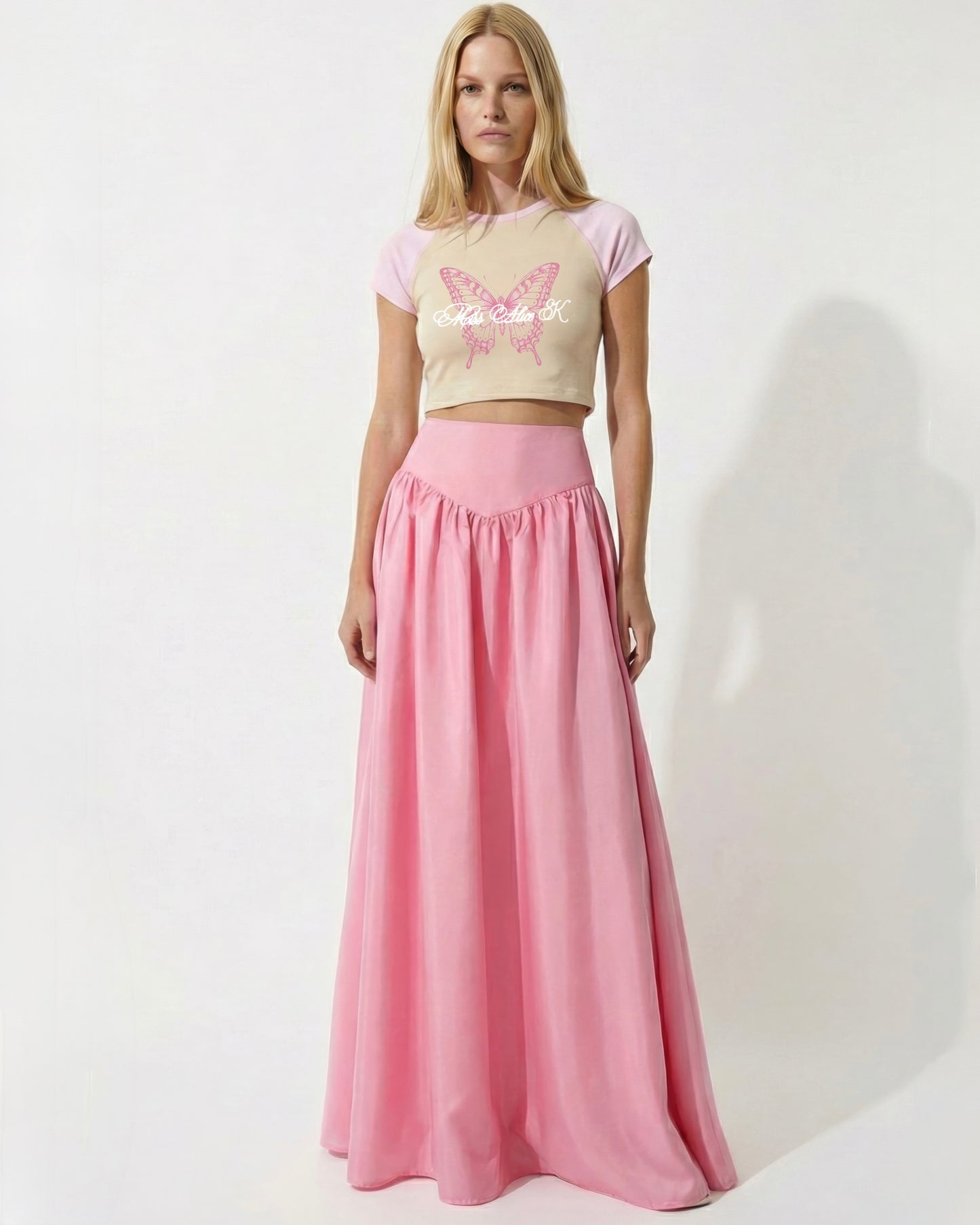 Maxi Skirt In Pink