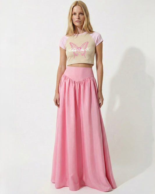 Maxi Skirt In Pink