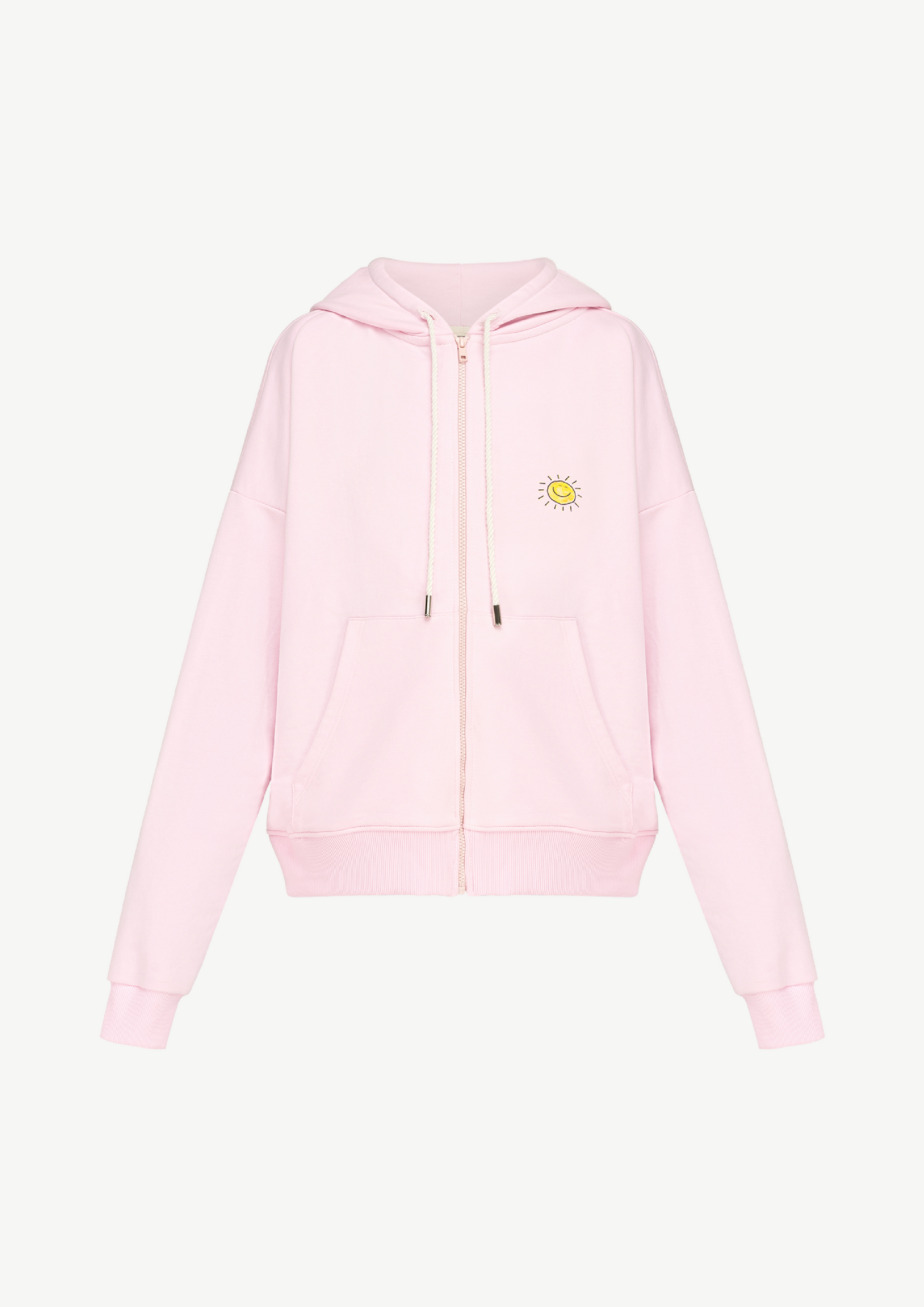 «The sun» Hoodie In Pink