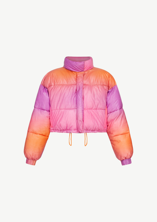 Rainbow Cropped Puffer