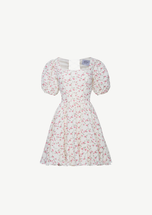 ROMAN HOLIDAY DRESS IN FLORAL PRINT