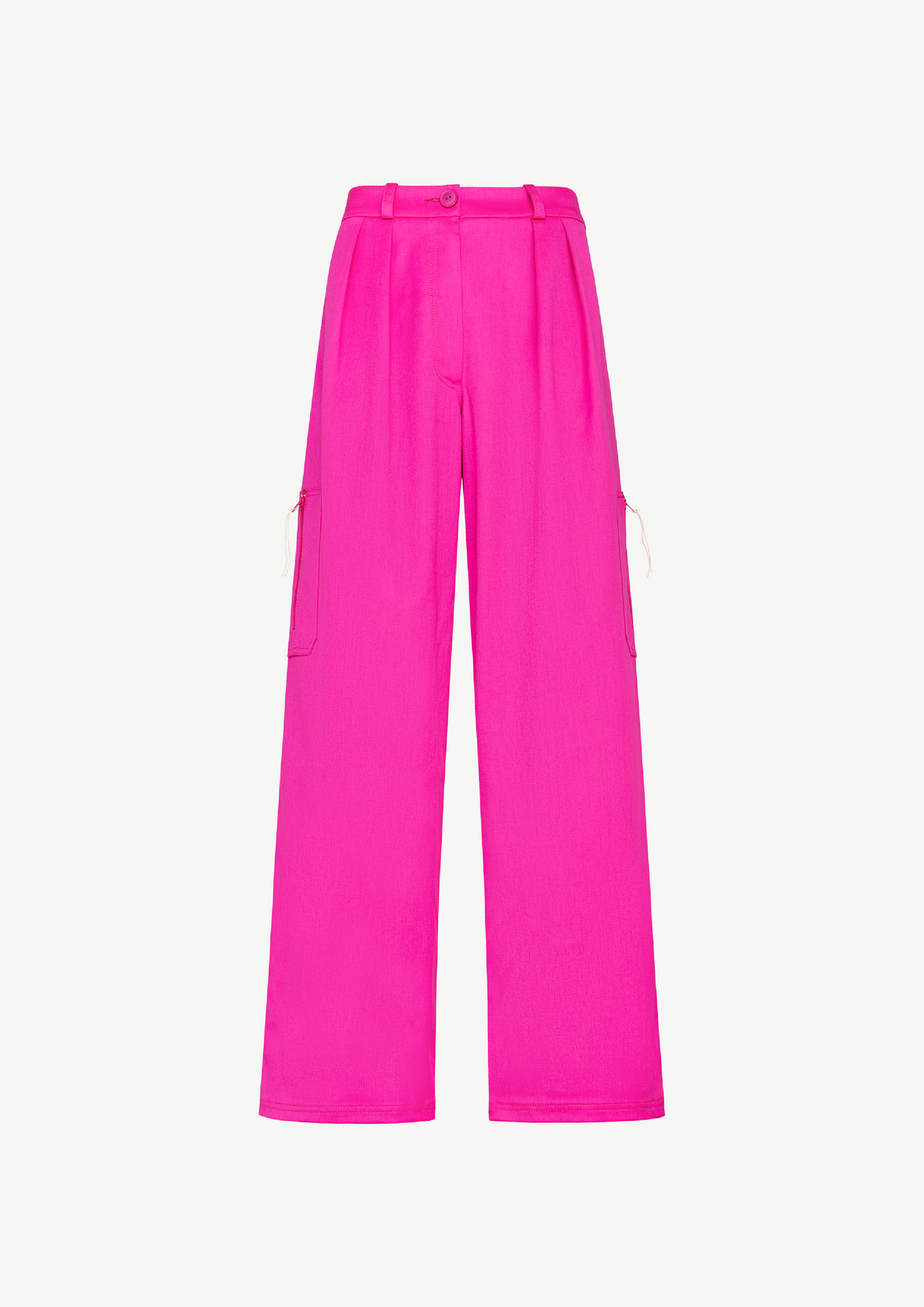 Wool Low Rise Trousers