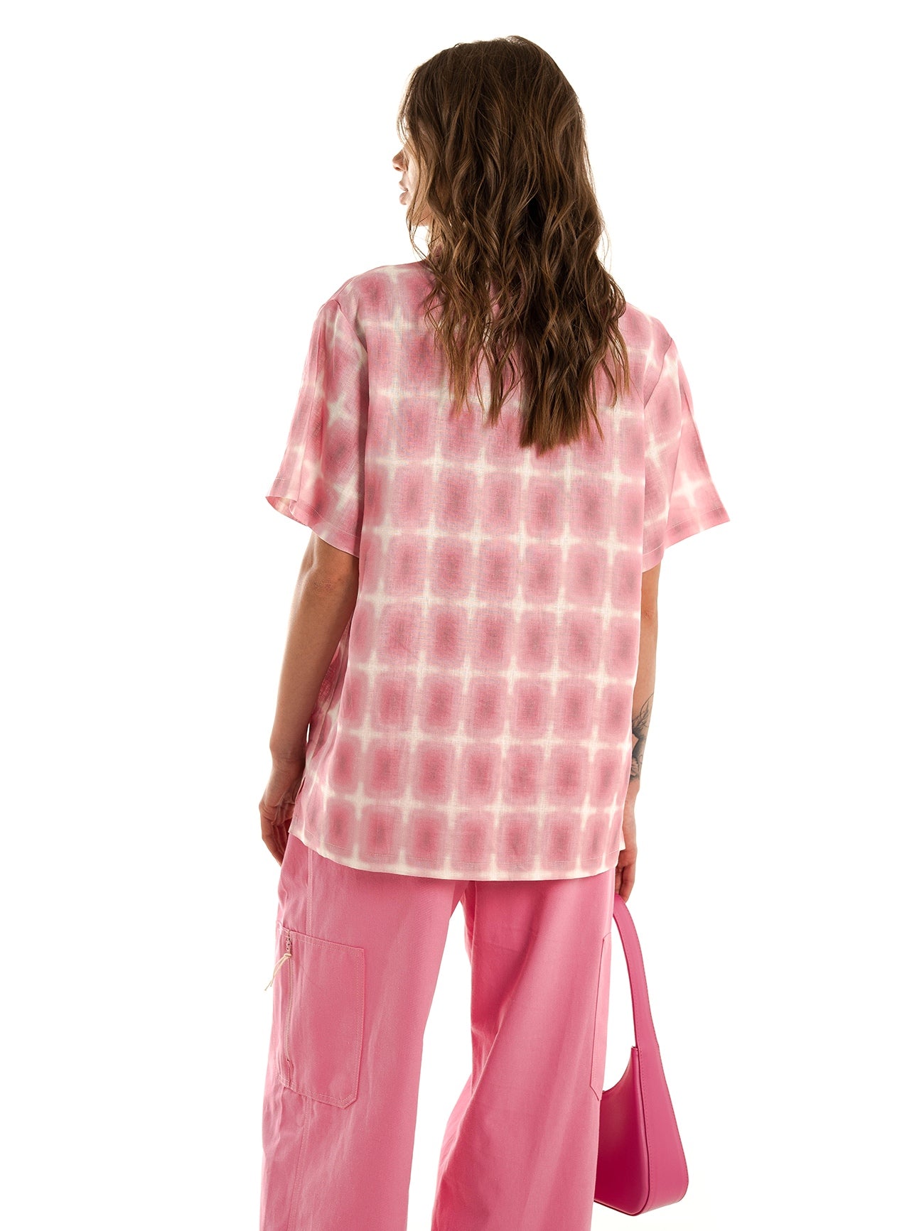 Linen Shirt In Pink