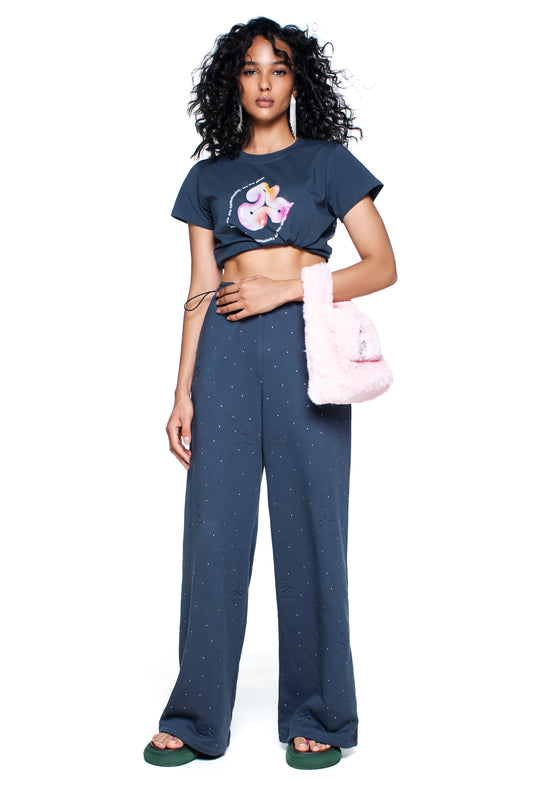 Sweatpants With Crystals