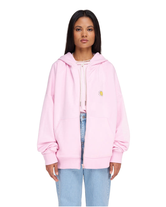 «The sun» Hoodie In Pink