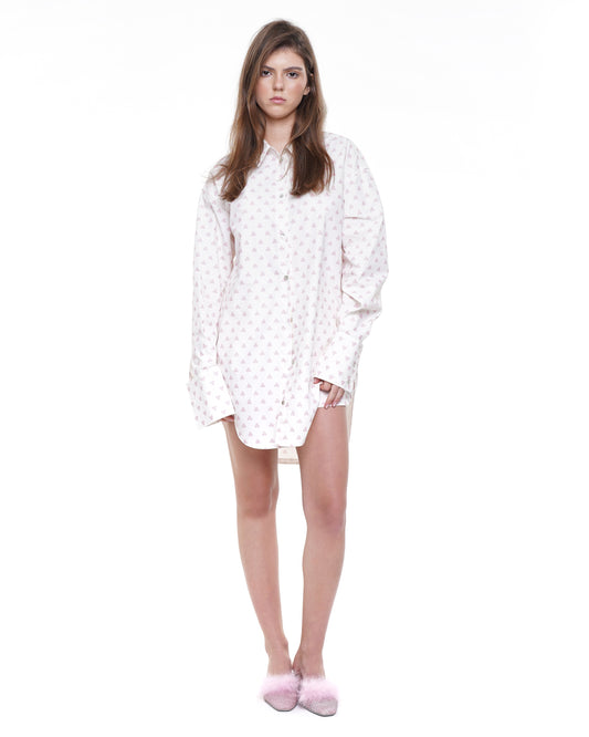 Logo Pajama Style Shirt